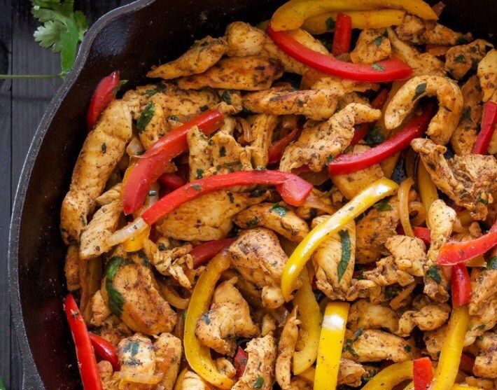 Фахита в курице. Умопомрачительно вкусное блюдо мексиканской кухни
