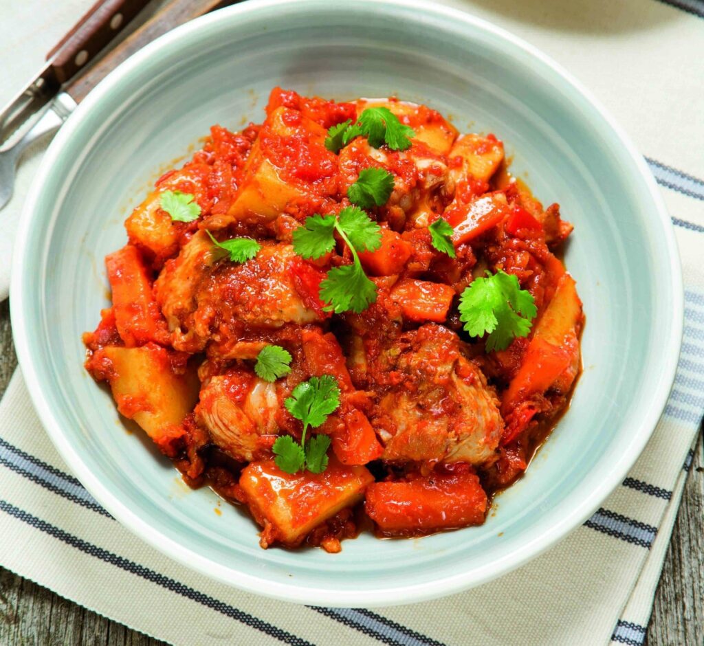 Индейка, тушенная с анисом