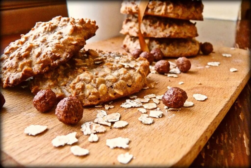 Овсяное печенье с шоколадом