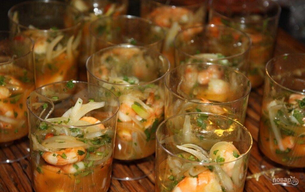 Севиче из креветок