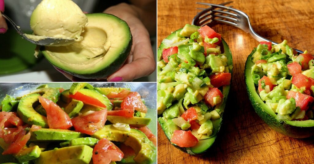 6 Салатов Со Спелым Авокадо. Ореховый Привкус, Мягкая Текстура И Море Пользы В Придачу. Не Забудь Сбрызнуть Лимонным Соком.