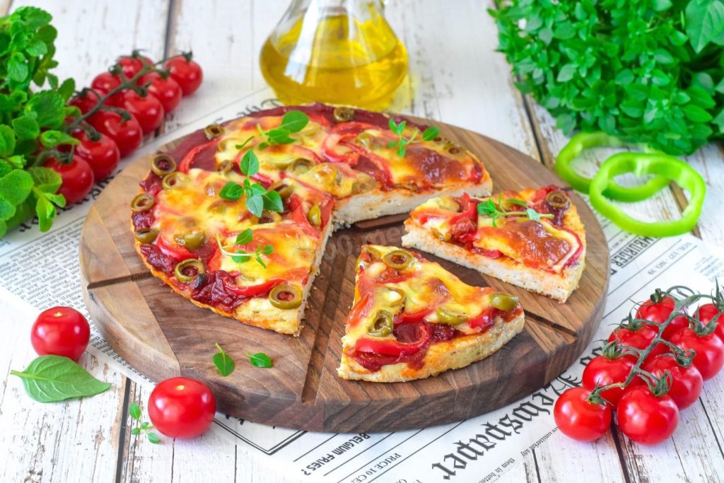 Диетическая пицца для похудения без муки
