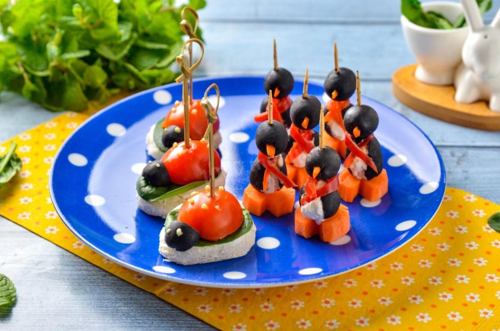 Канапе на детский День Рождения