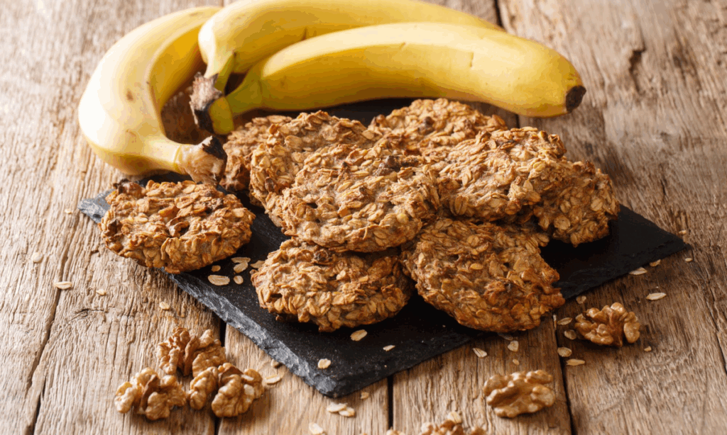 Овсяное печенье с бананом: полезный десерт без сахара и муки