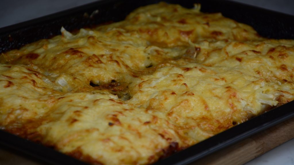 Картошка с мясом по-французски в духовке