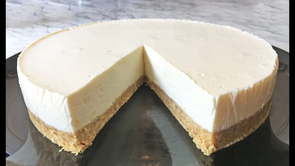 Чизкейк без выпечки с печеньем