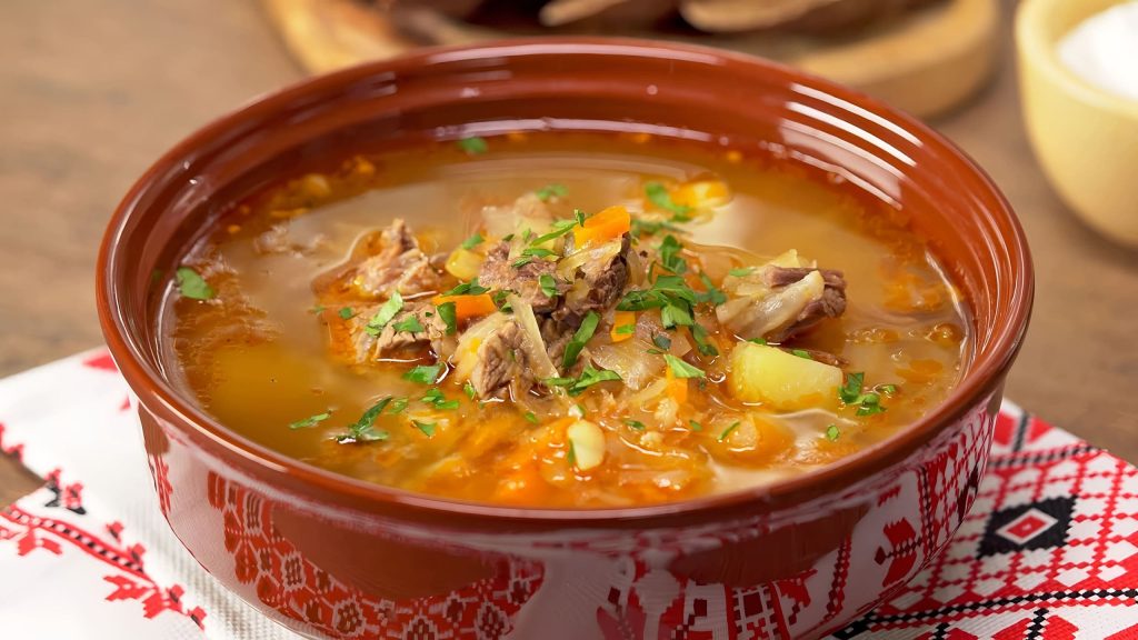 Рецепт классического русского щи