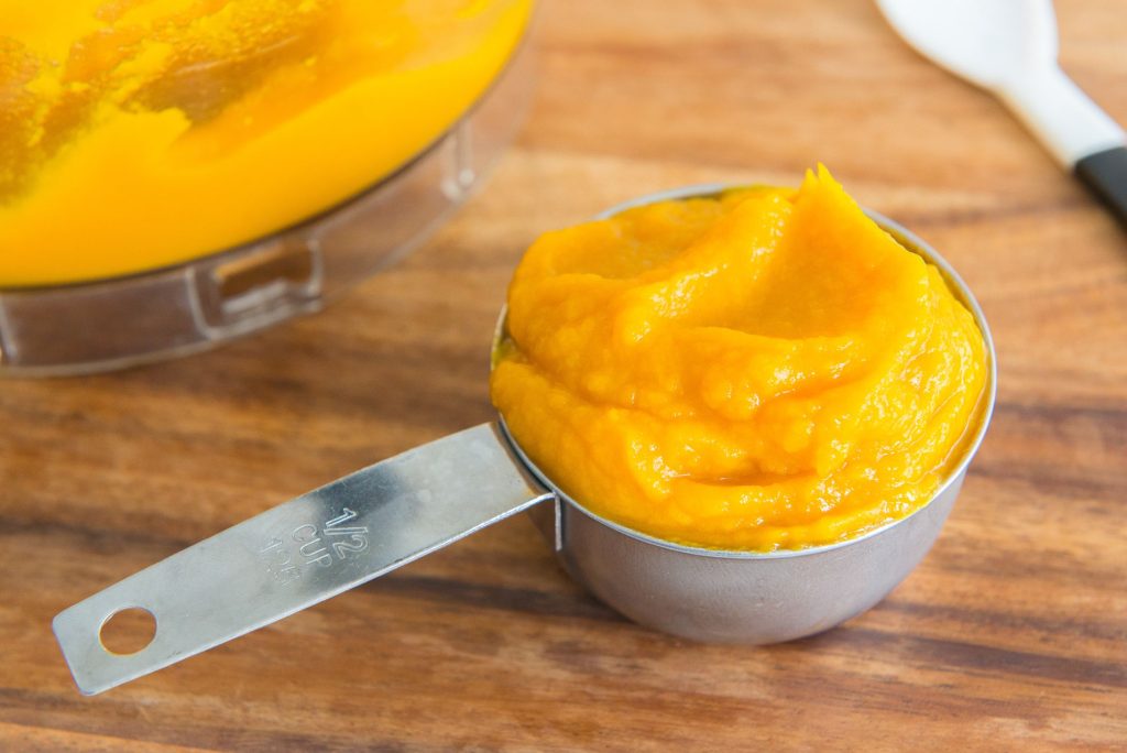 Фруктовое пюре из апельсинов