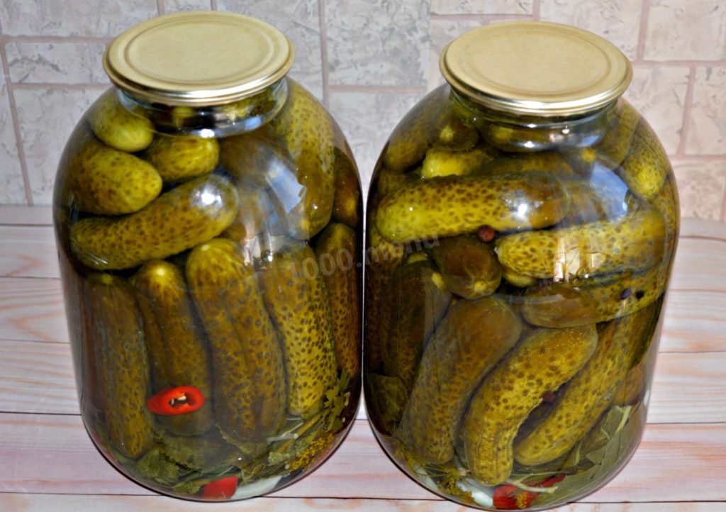 Рецепт хрустящих огурцов на зиму, Заканчиваются еще в начале зимы&#8230;